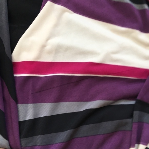 Sharon Max Multicolor long sleeve wrap dress Large - Picture 6 of 15